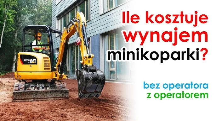 wynajem minikoparki cennik