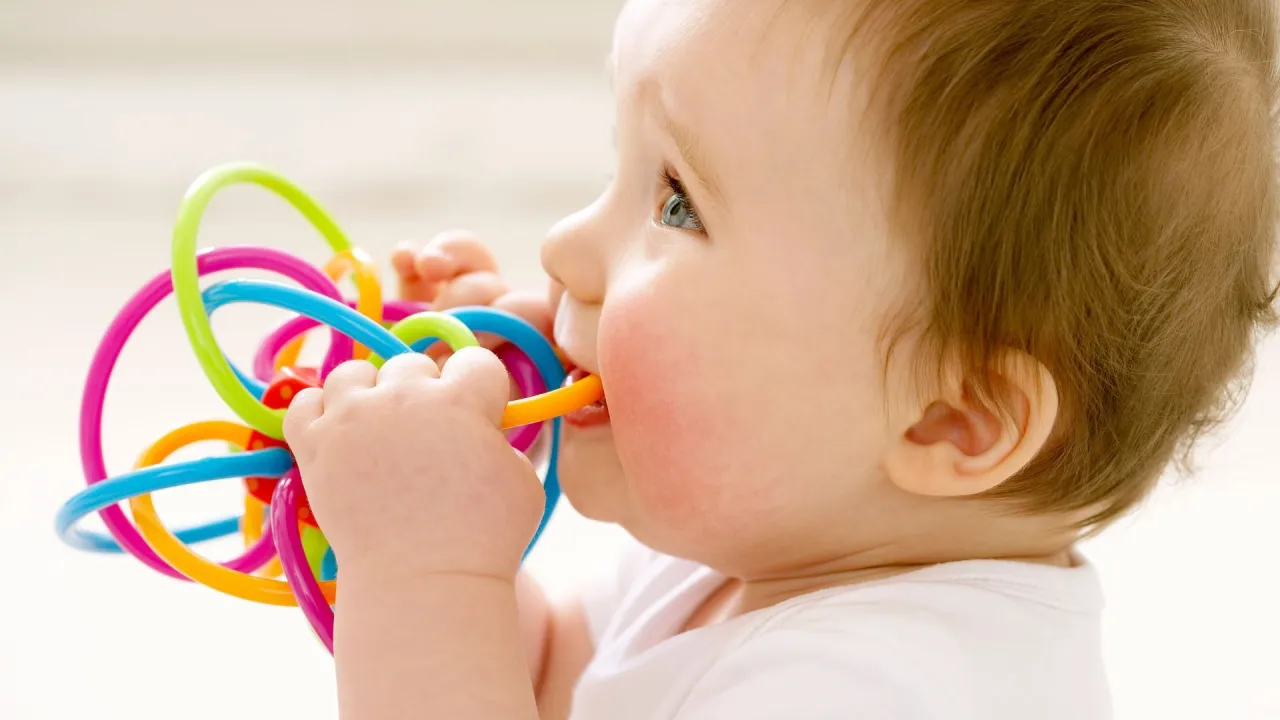 schemat kolejności ząbkowania niemowląt