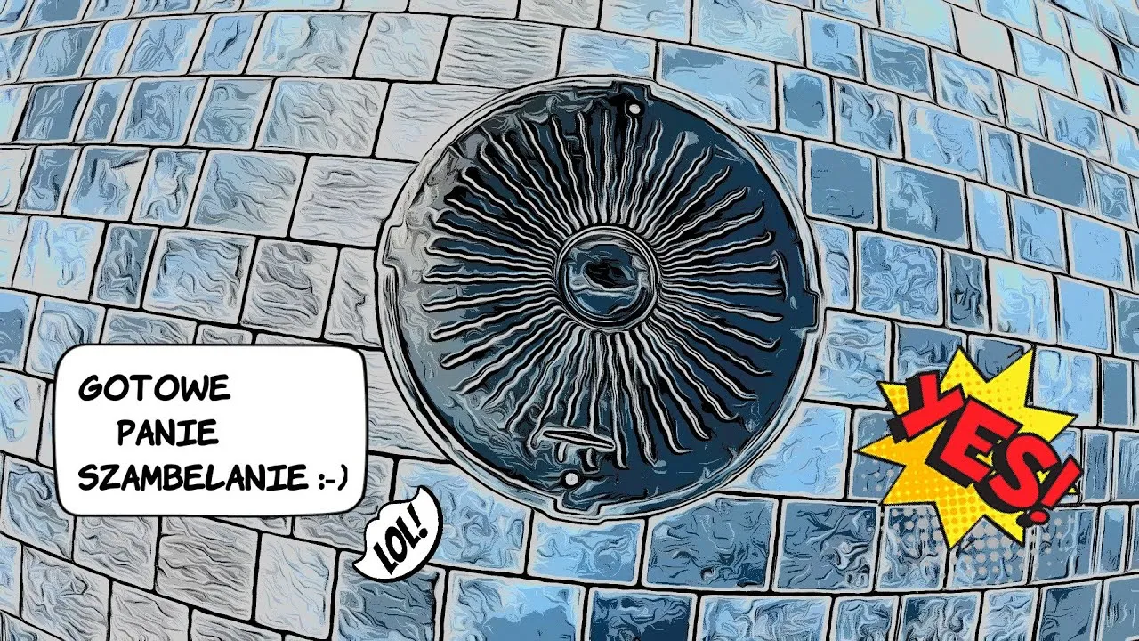 montaż włazu żeliwnego w kostce brukowej