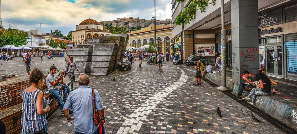 Ateński street food Monastiraki