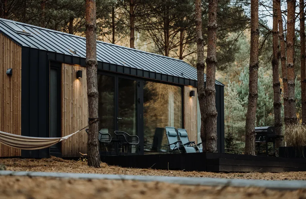 Nowoczesny domek letniskowy z balią Lubuskie