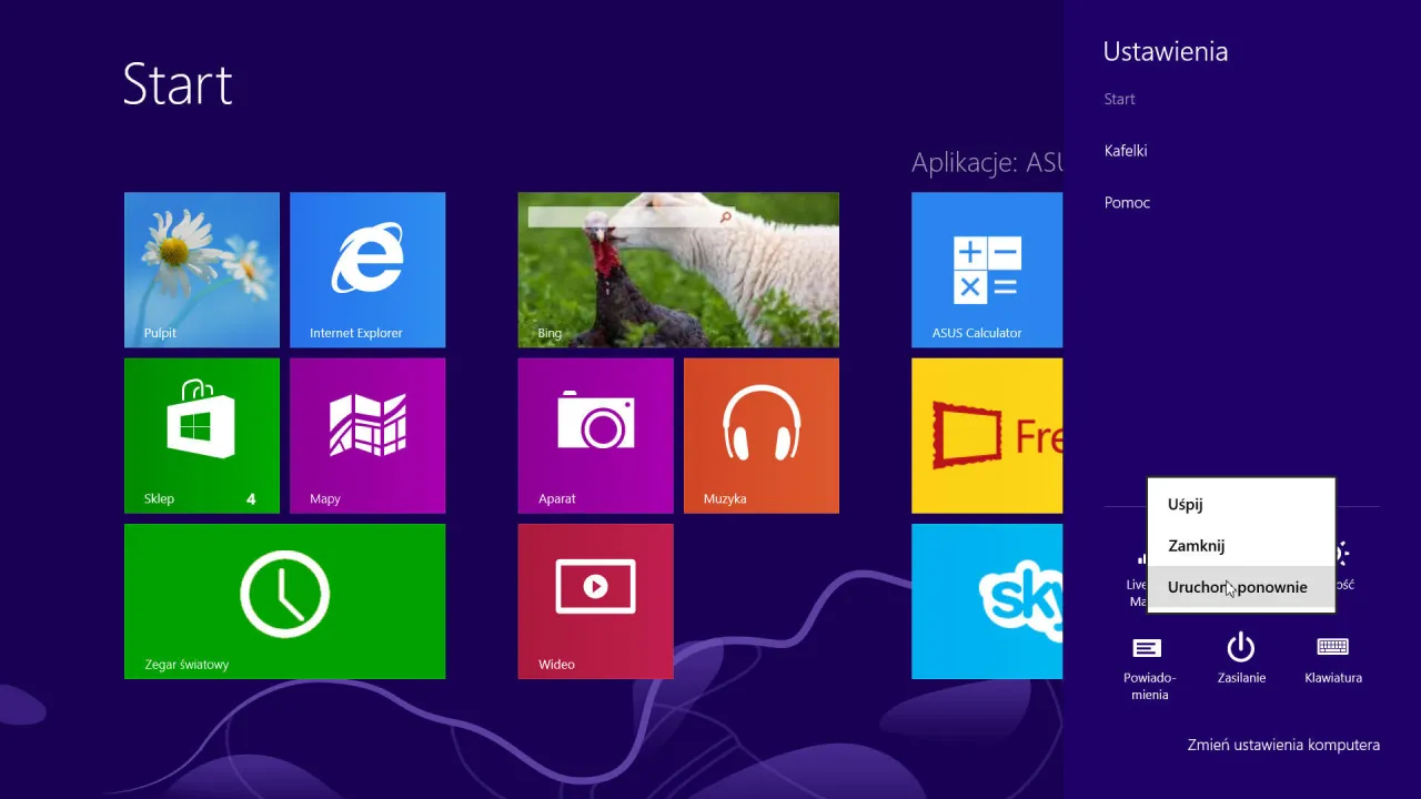 Jak zamknąć aplikację Modern UI Windows 8 przeciąganie