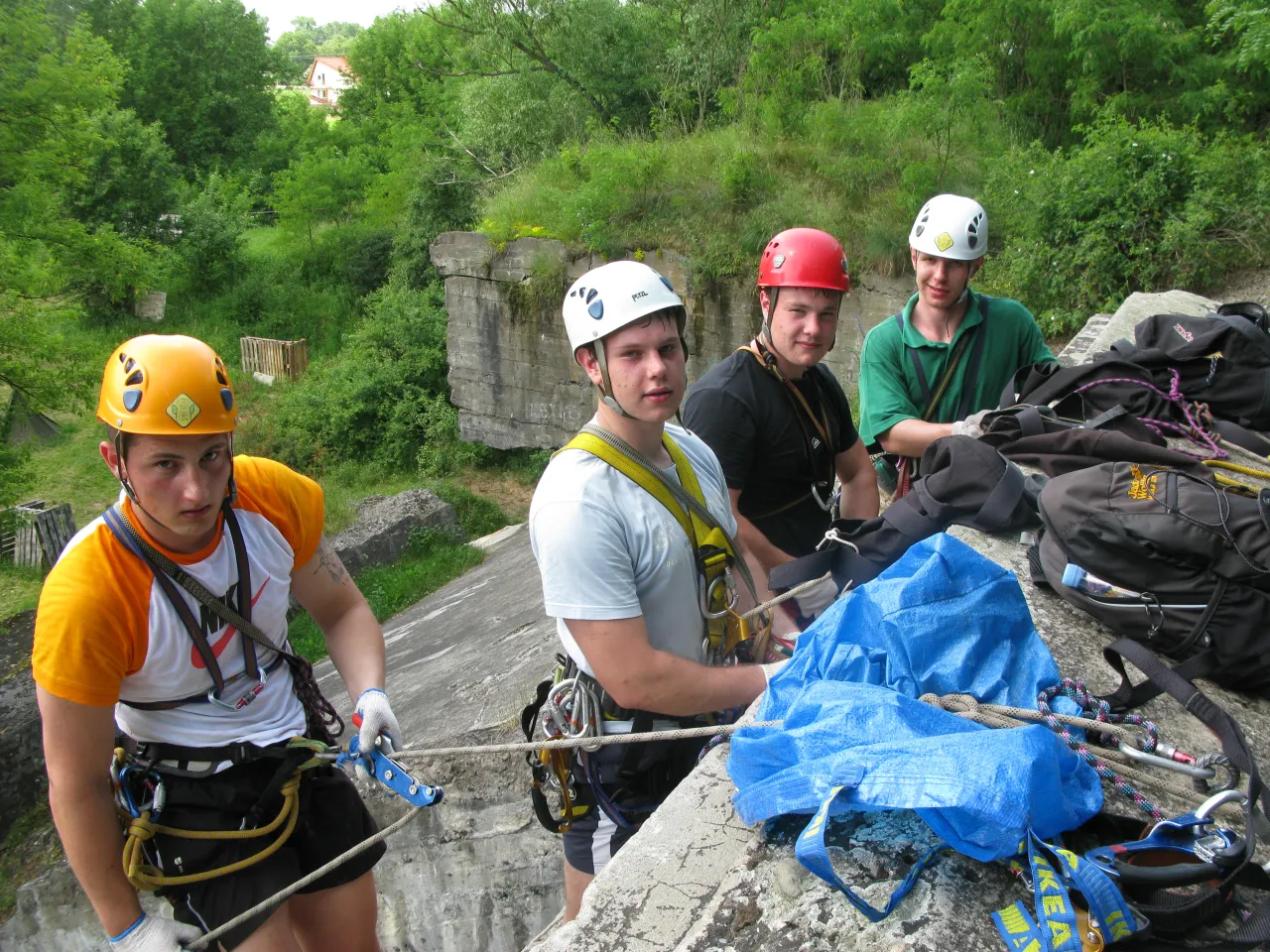 Bezpieczeństwo park linowy Rytro szkolenie instruktorzy