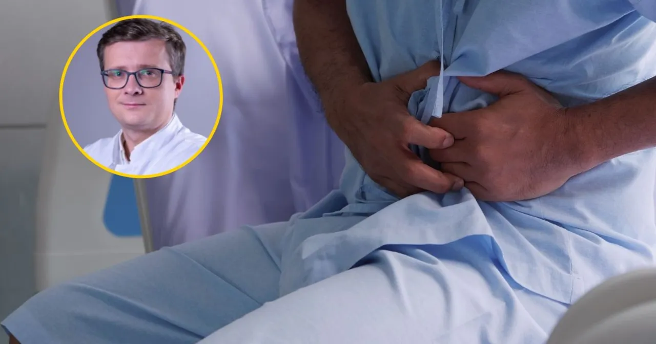 Lekarz omawiający wyniki testów oddechowych