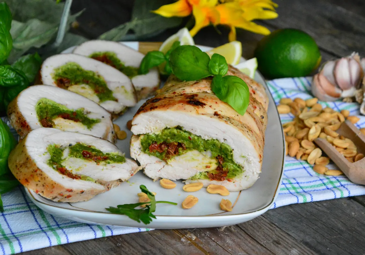 roladki z indyka nadziewane