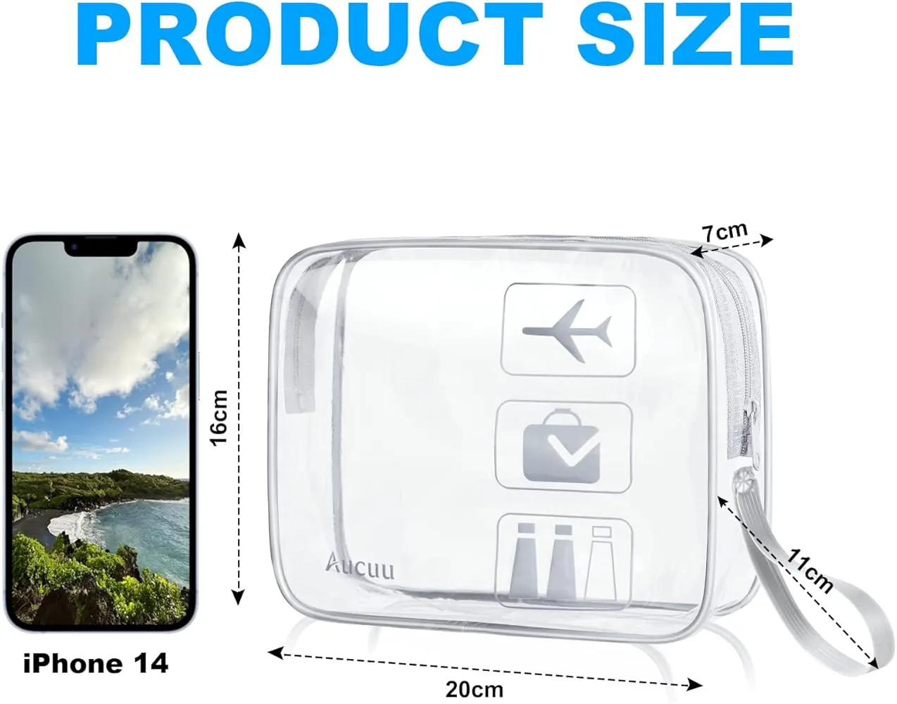 przezroczysta torebka na płyny do samolotu