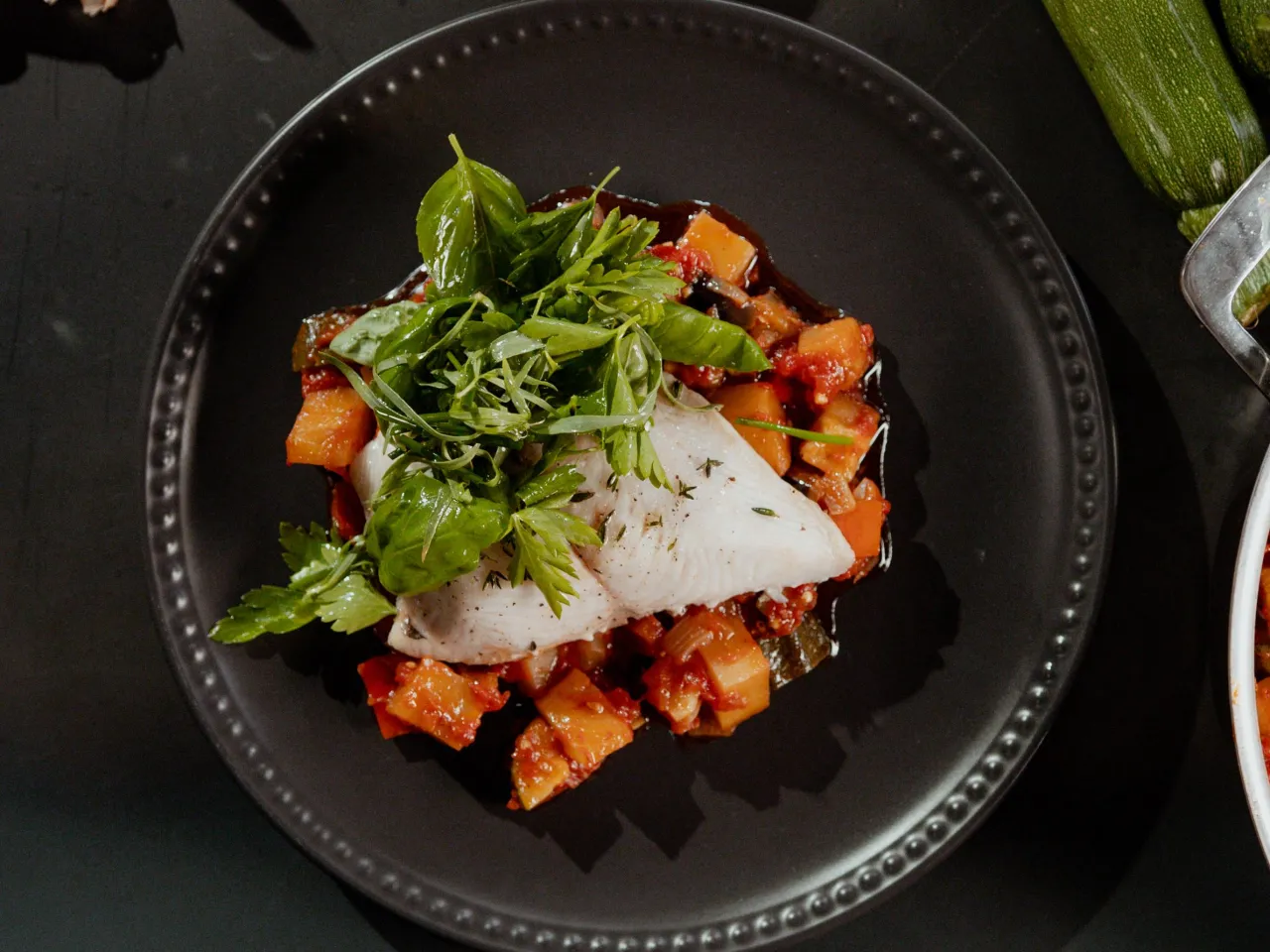 Morue grillée au four plat principal