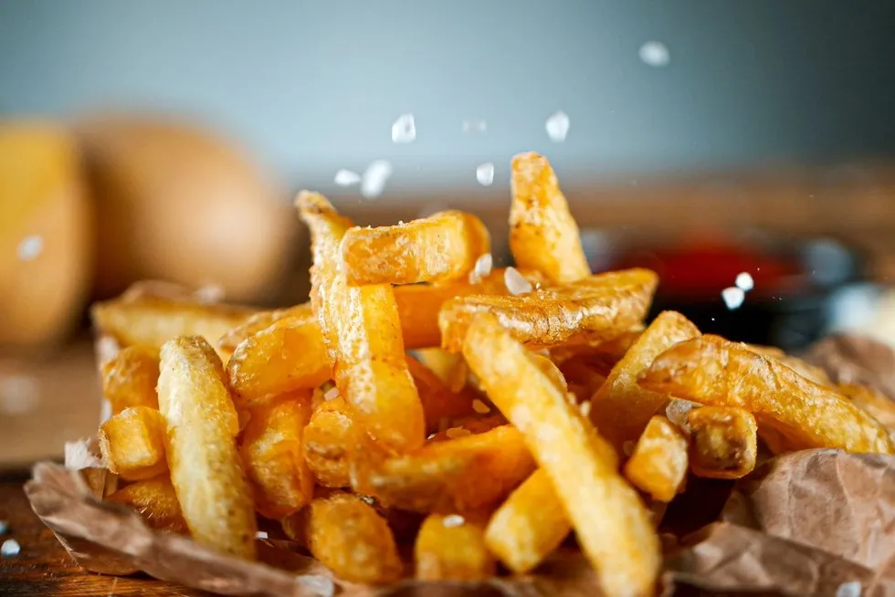 doprawianie frytek po usmażeniu