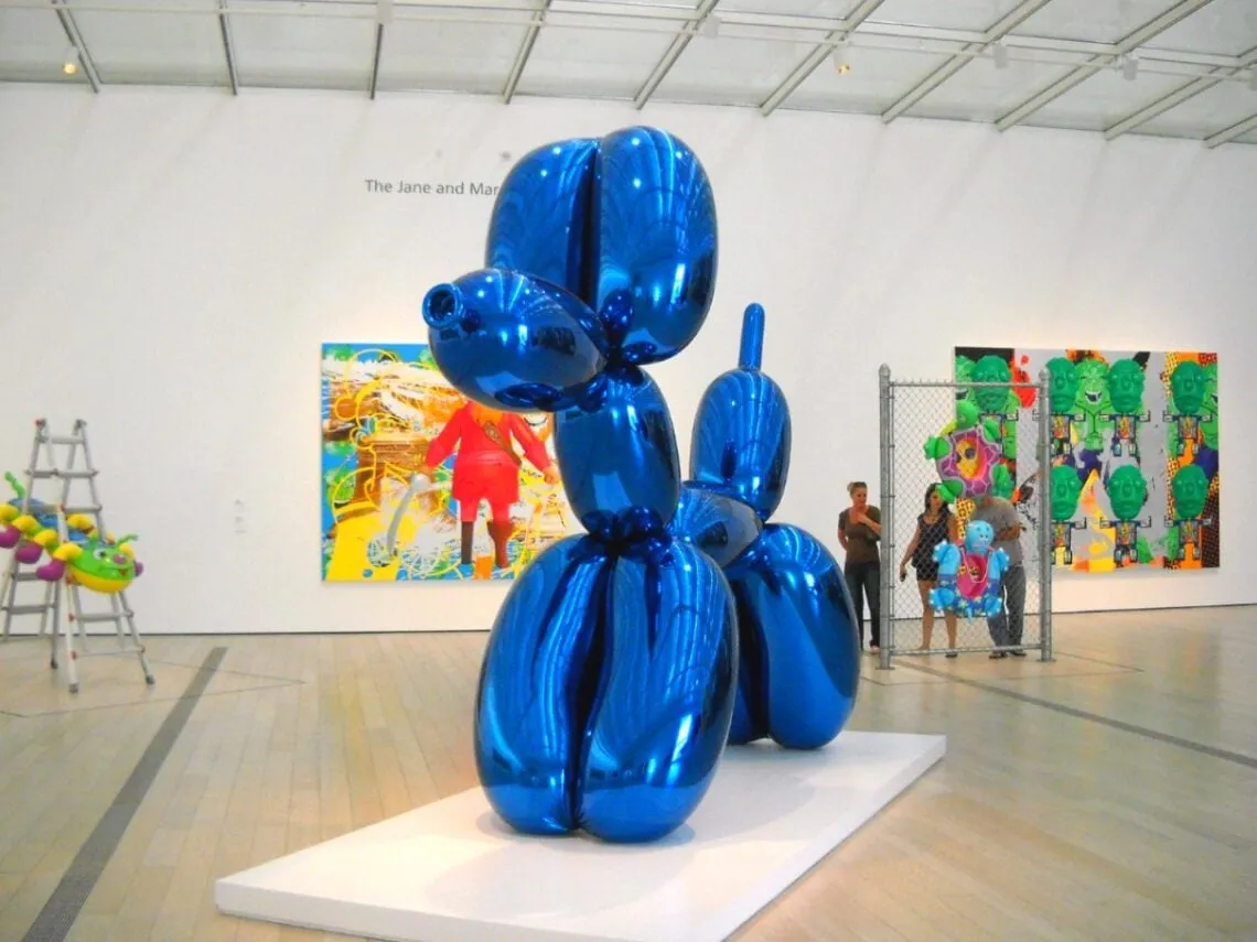 Jeff Koons Balloon Dog zerbrochen Miami