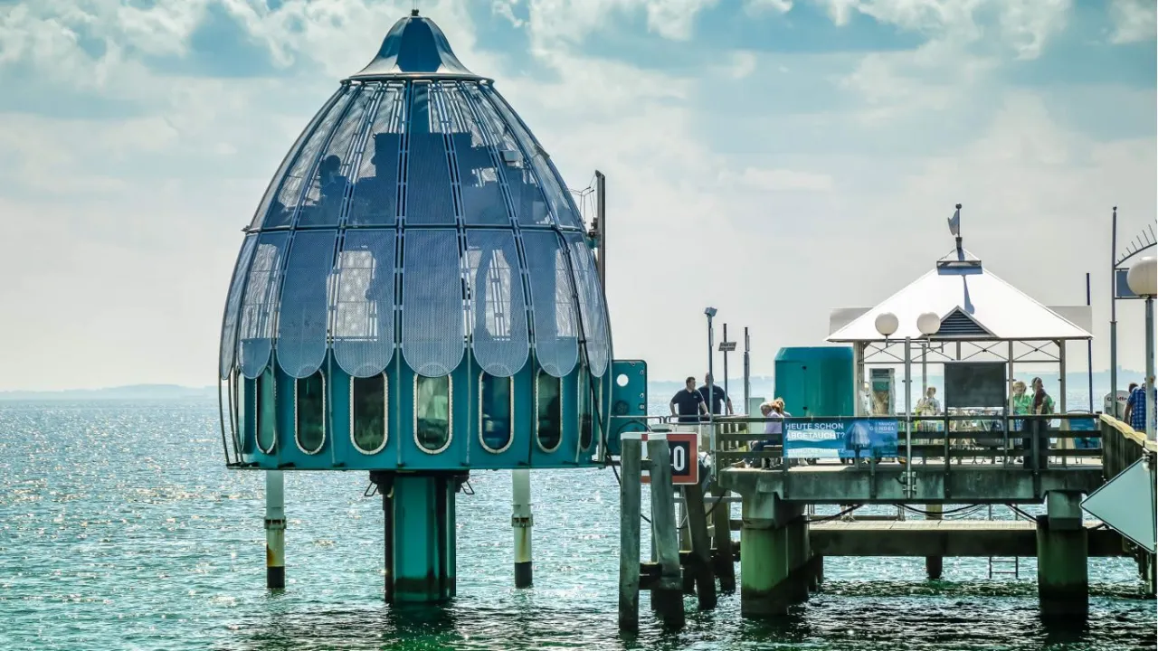 Gr&ouml;mitz Seebr&uuml;cke Tauchgondel