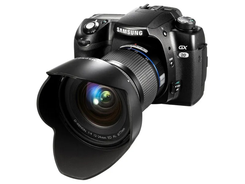 Samsung GX-20 z obiektywami Pentax K