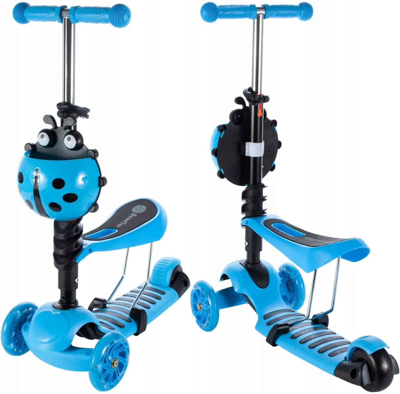 rowerek biegowy hulajnoga tr&oacute;jkołowa dla trzylatka