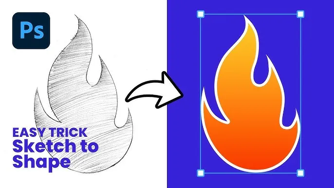 Photoshop pen tool and shape tool