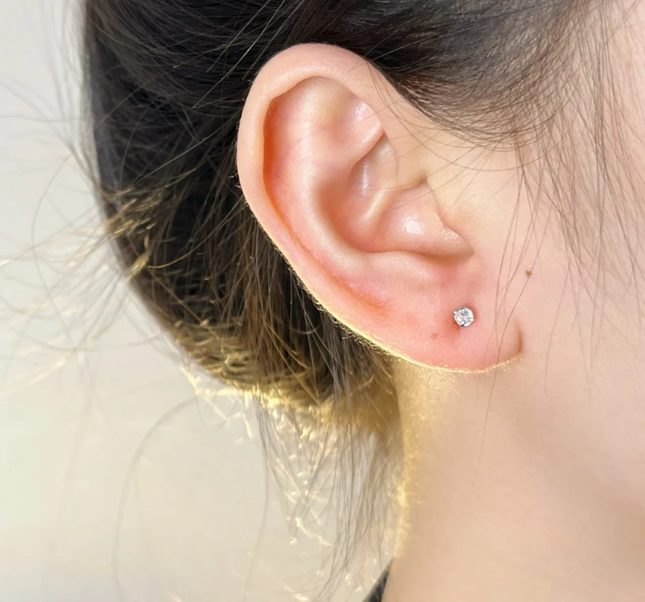 labret sztanga kolczyk do piercingu gwint wewnętrzny