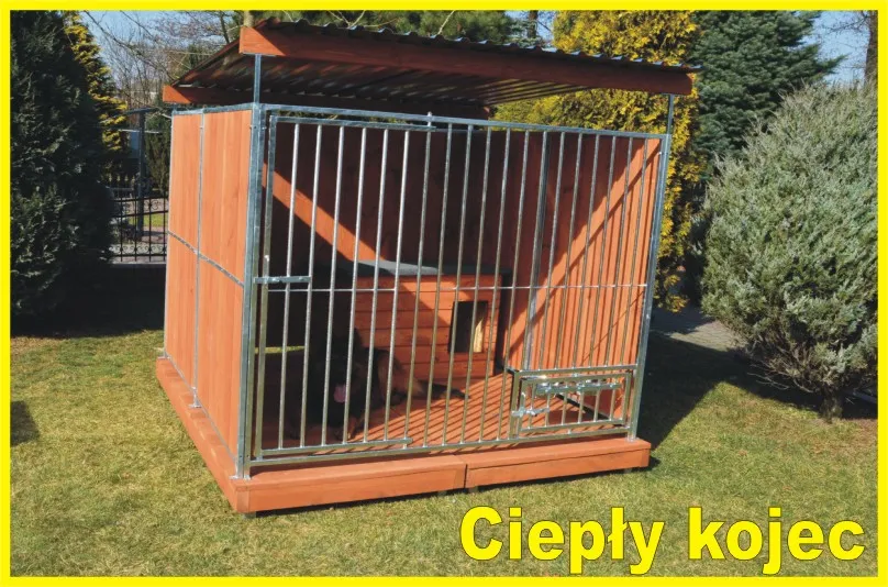 gotowy kojec dla psa z palet