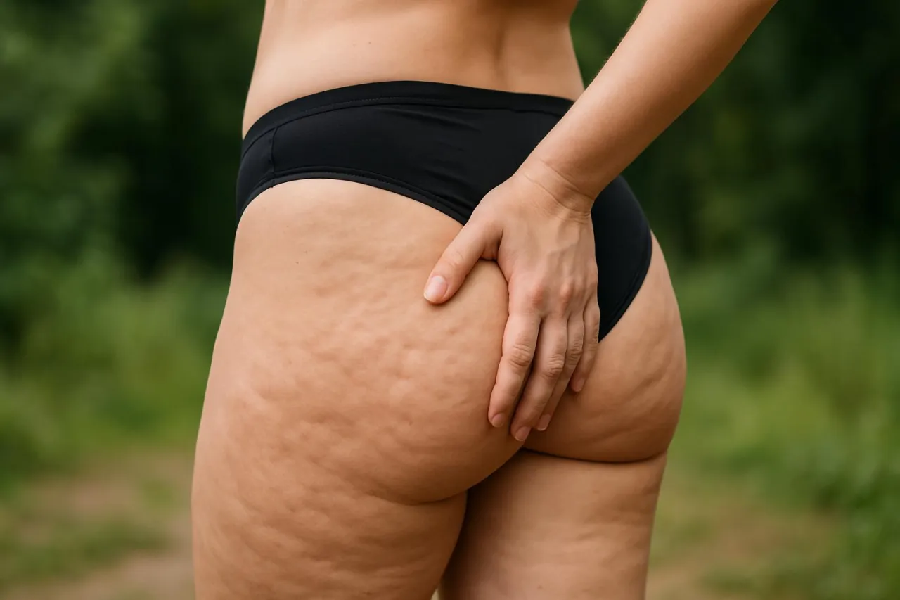 kobieta z cellulitem realistyczne ujęcie