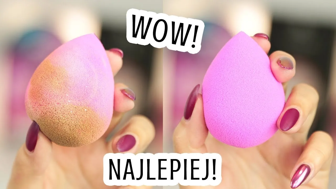 czyszczenie gąbeczki do makijażu beauty blender