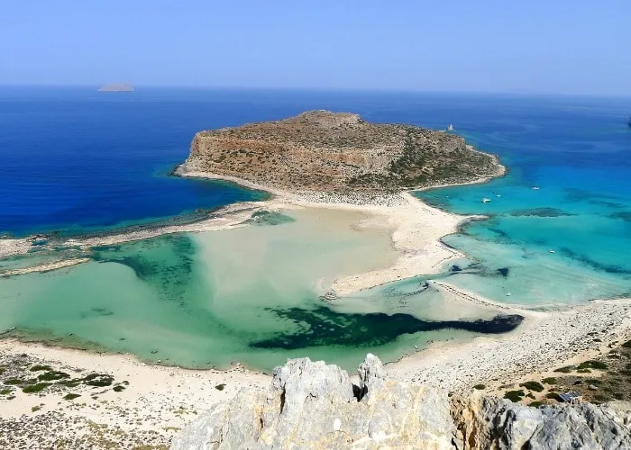 Laguna Balos Kreta widok z g&oacute;ry