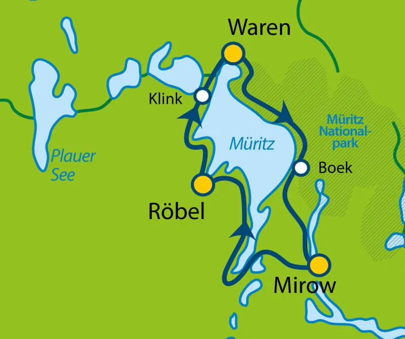 M&uuml;ritz Nationalpark Radweg