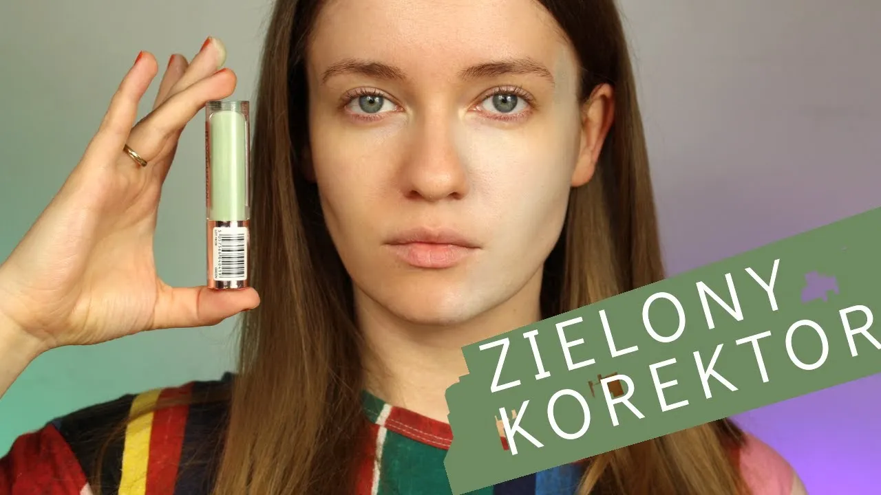 jak używać zielonego korektora na pryszcze, makijaż na niedoskonałości