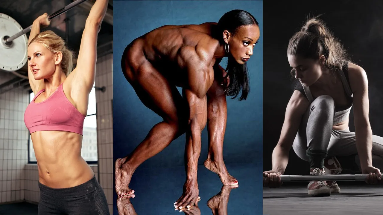 kobieta trenująca siłowo w siłowni