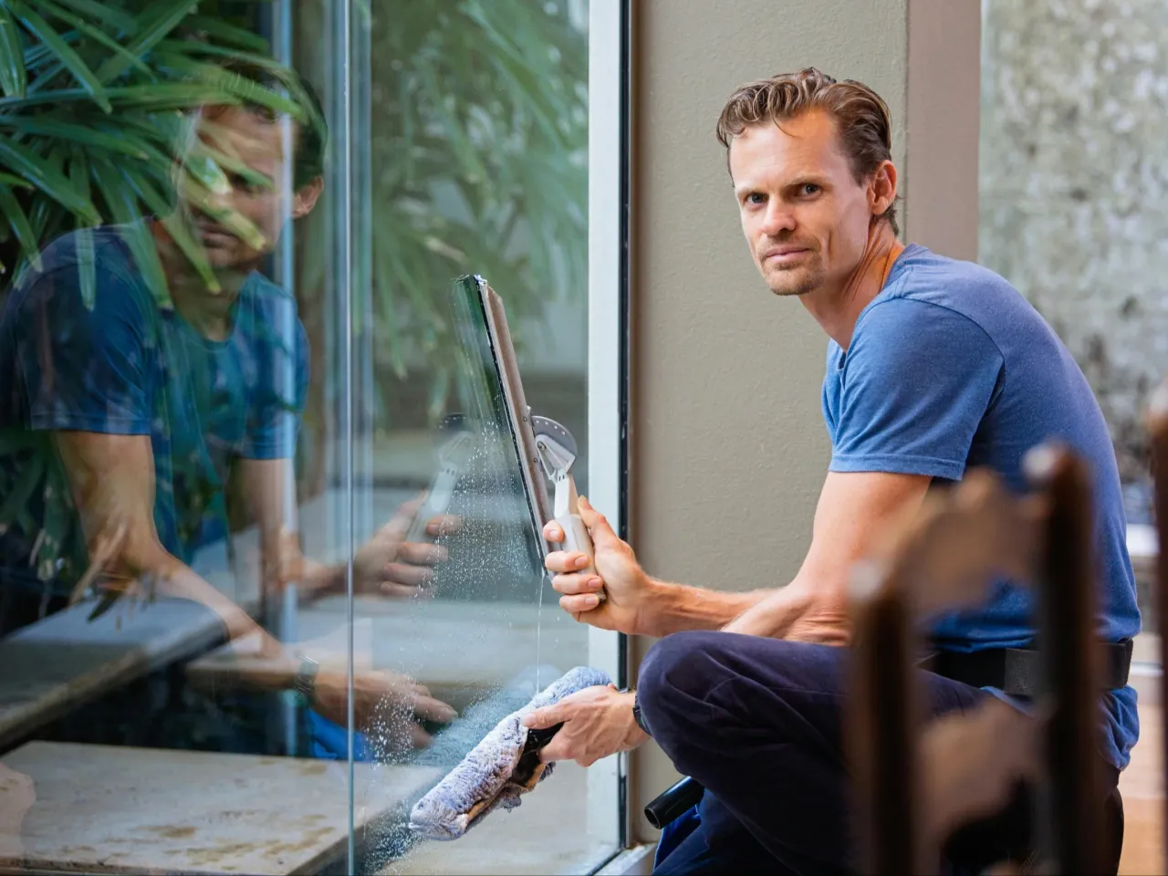 idealna pogoda do mycia okien