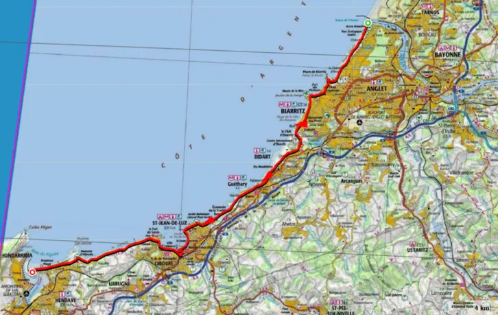 Sentier du littoral Côte Basque