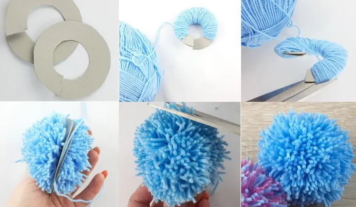 jak zrobić uchwyt do pomponu