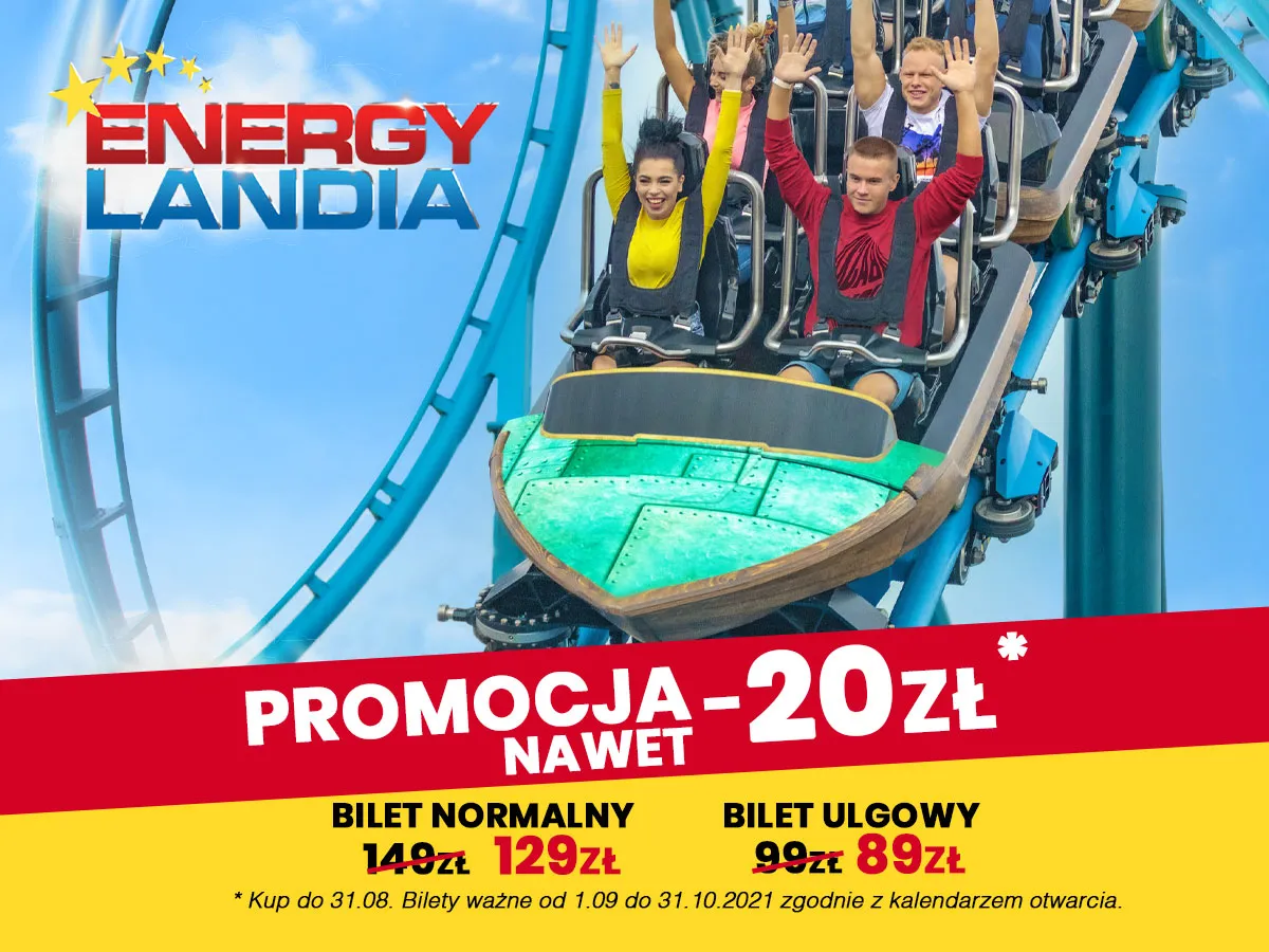 Energylandia wejście cennik