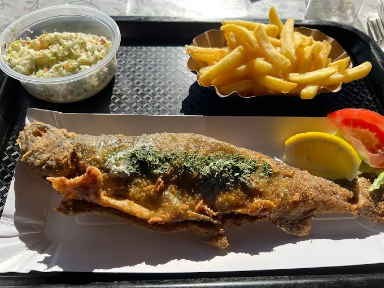 Smażalnia ryb u Dudka Zamek Książ pstrąg