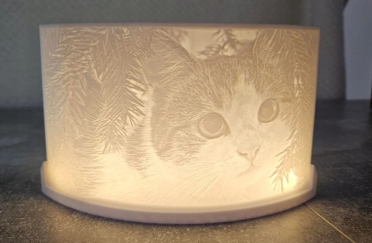 Drukarka 3D drukująca litofan lub osoba obsługująca slicer