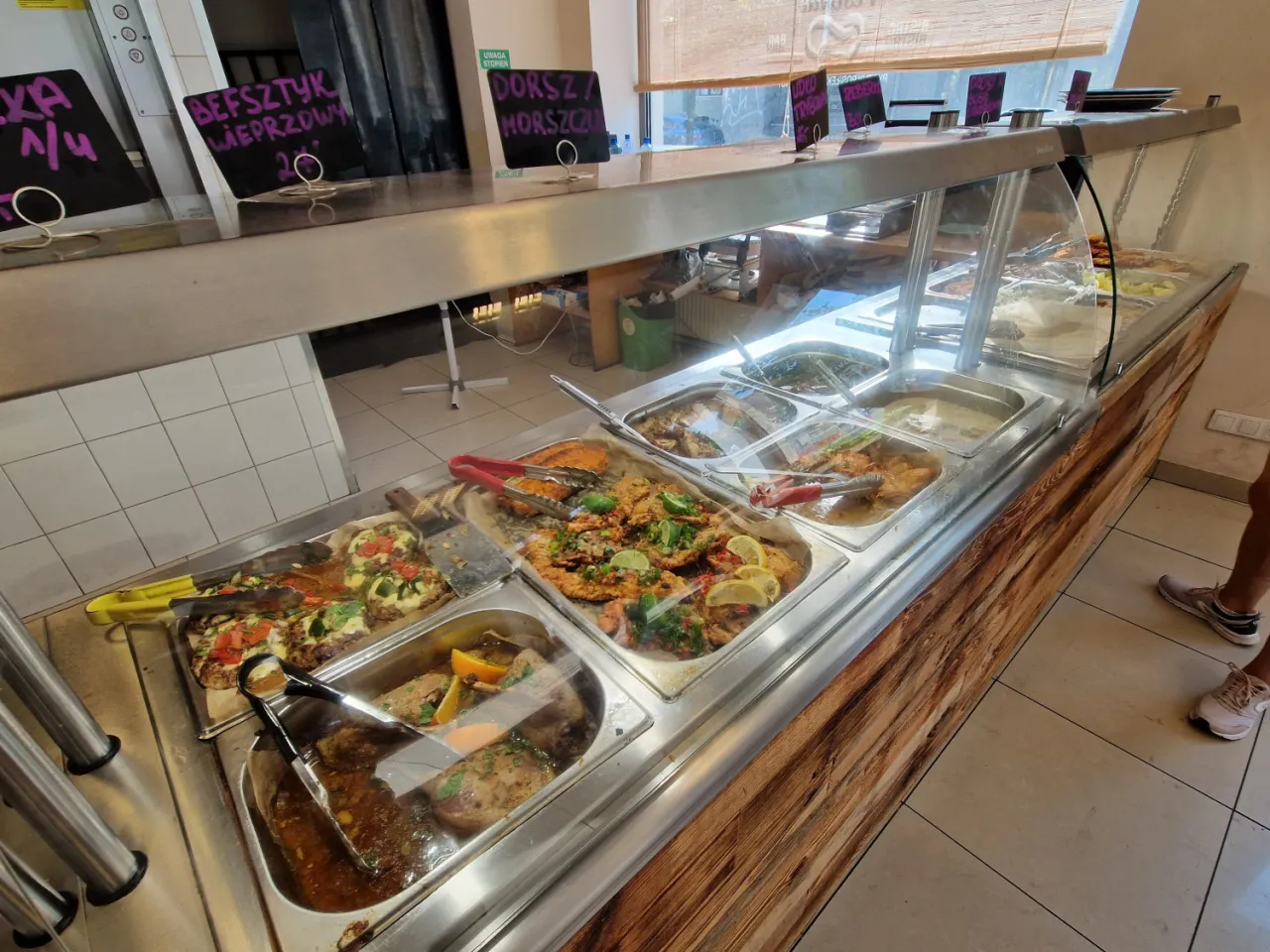 tanie jedzenie Sopot street food bar mleczny