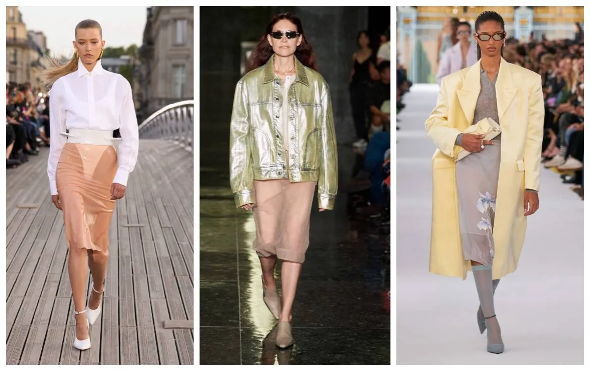 Transparentne sp&oacute;dnice tiul organza stylizacje