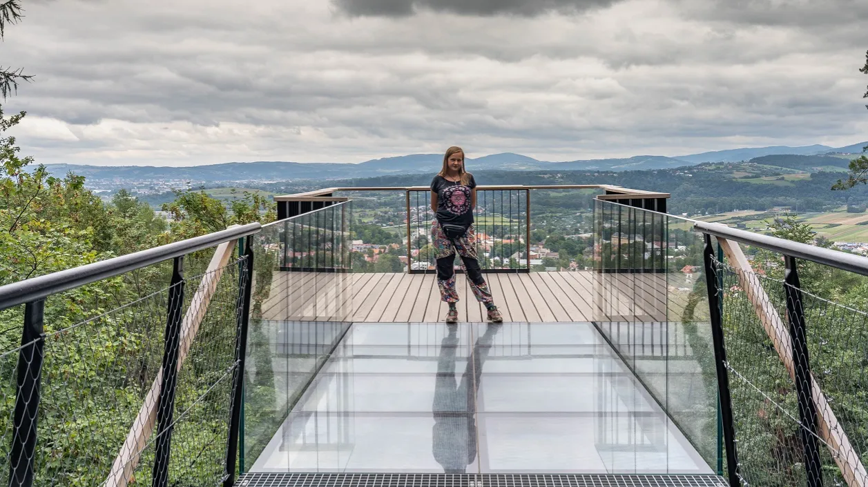 Leśne Molo Stary Sącz widok