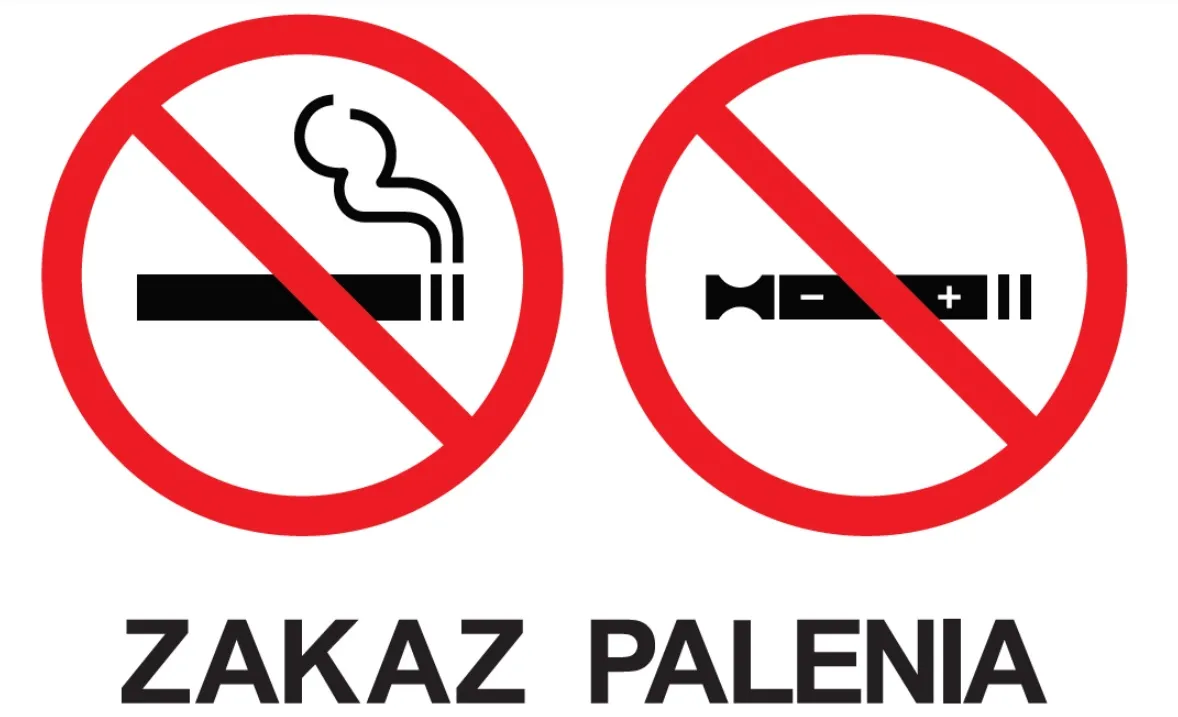 znak zakaz palenia w hotelu lub na balkonie