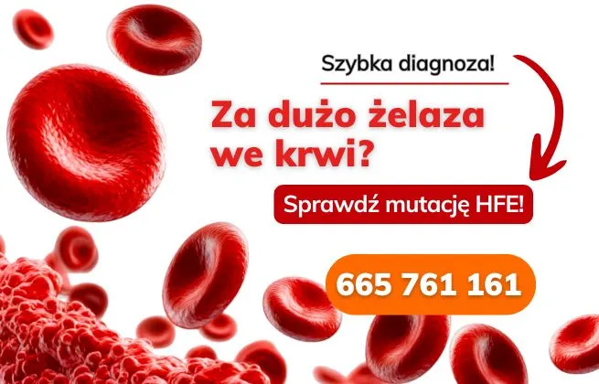 hemochromatoza dziedziczna gen HFE