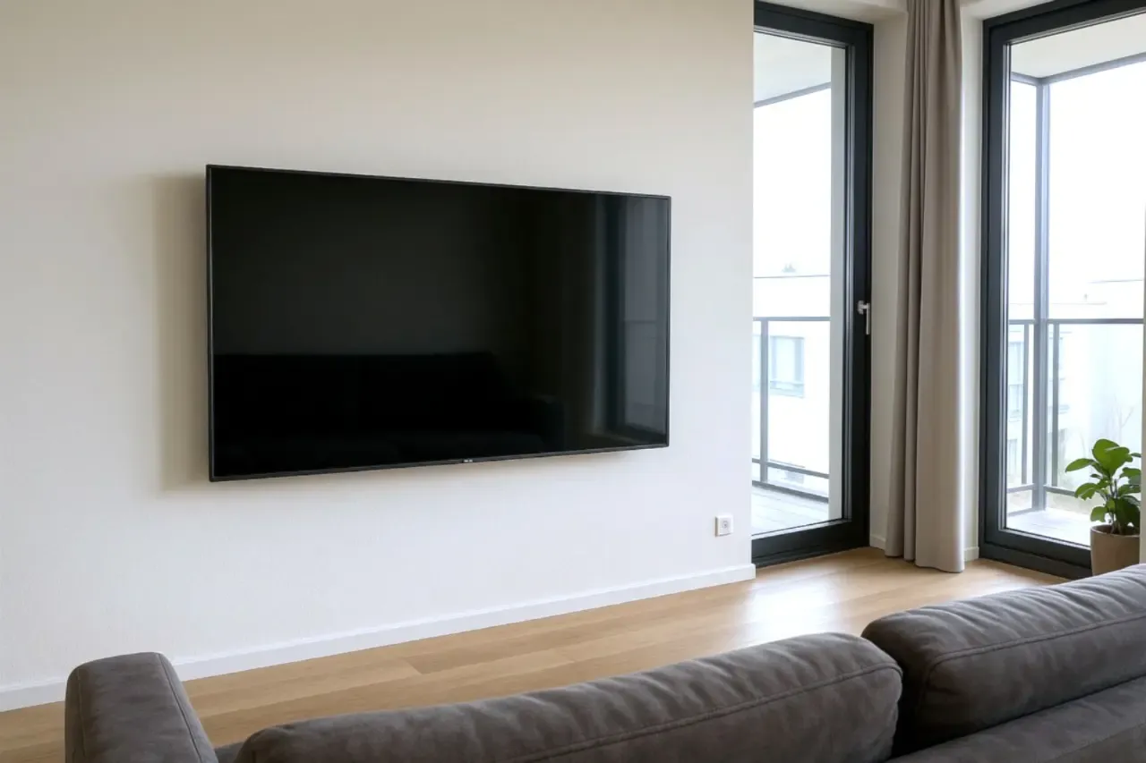 Optymalna wysokość telewizora 55 cali w salonie