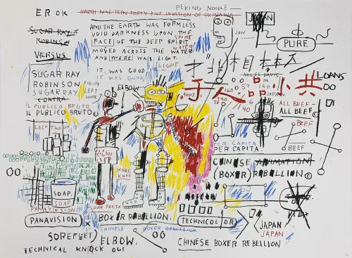 Jean-Michel Basquiat SAMO Graffiti vs. Gem&auml;lde Galerie