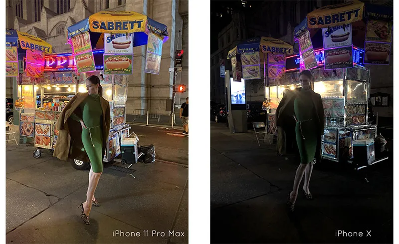 iPhone 11 Night Mode comparison