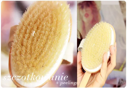 szczotkowanie na sucho, peeling kawowy DIY