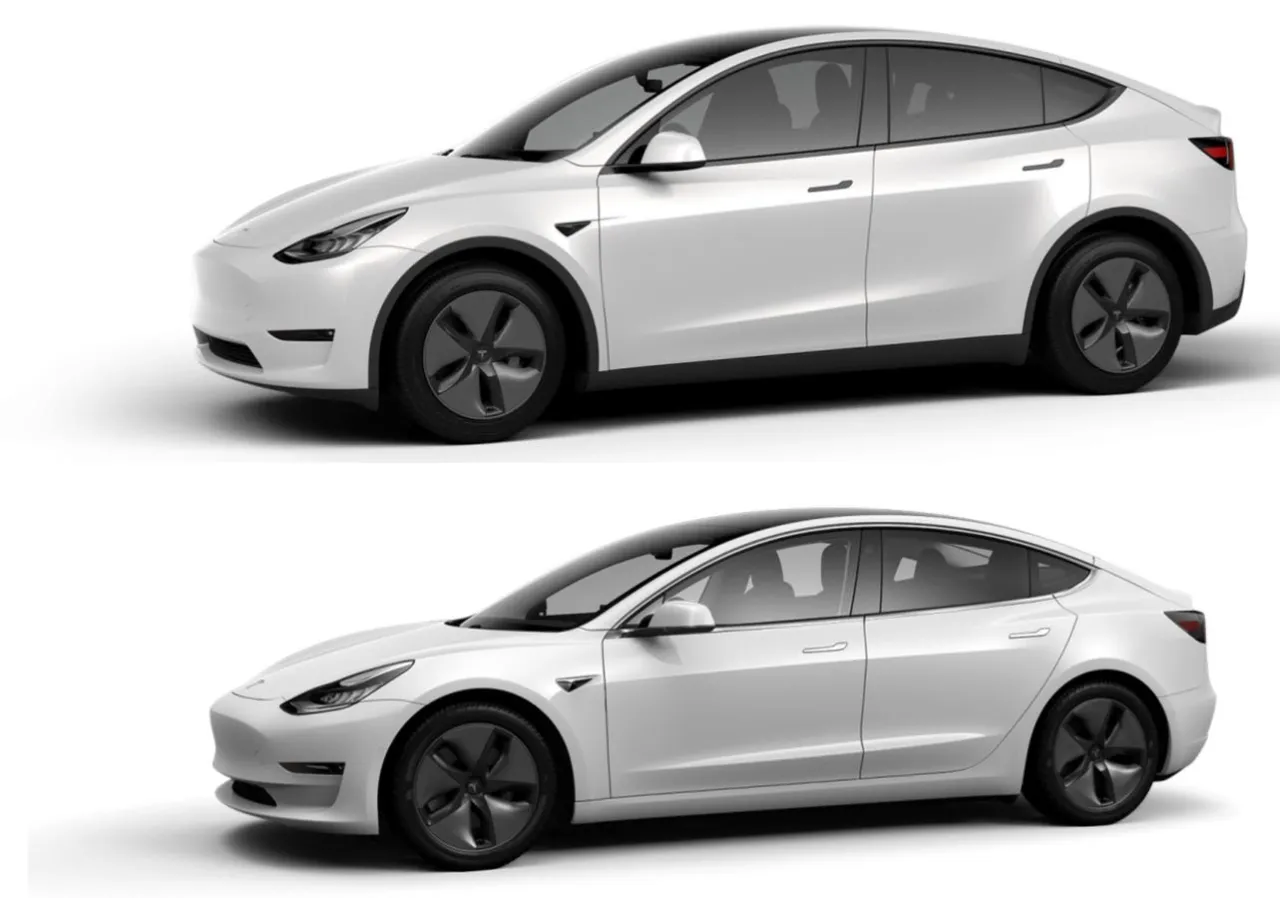Tesla Model 3 vs Model Y comparison