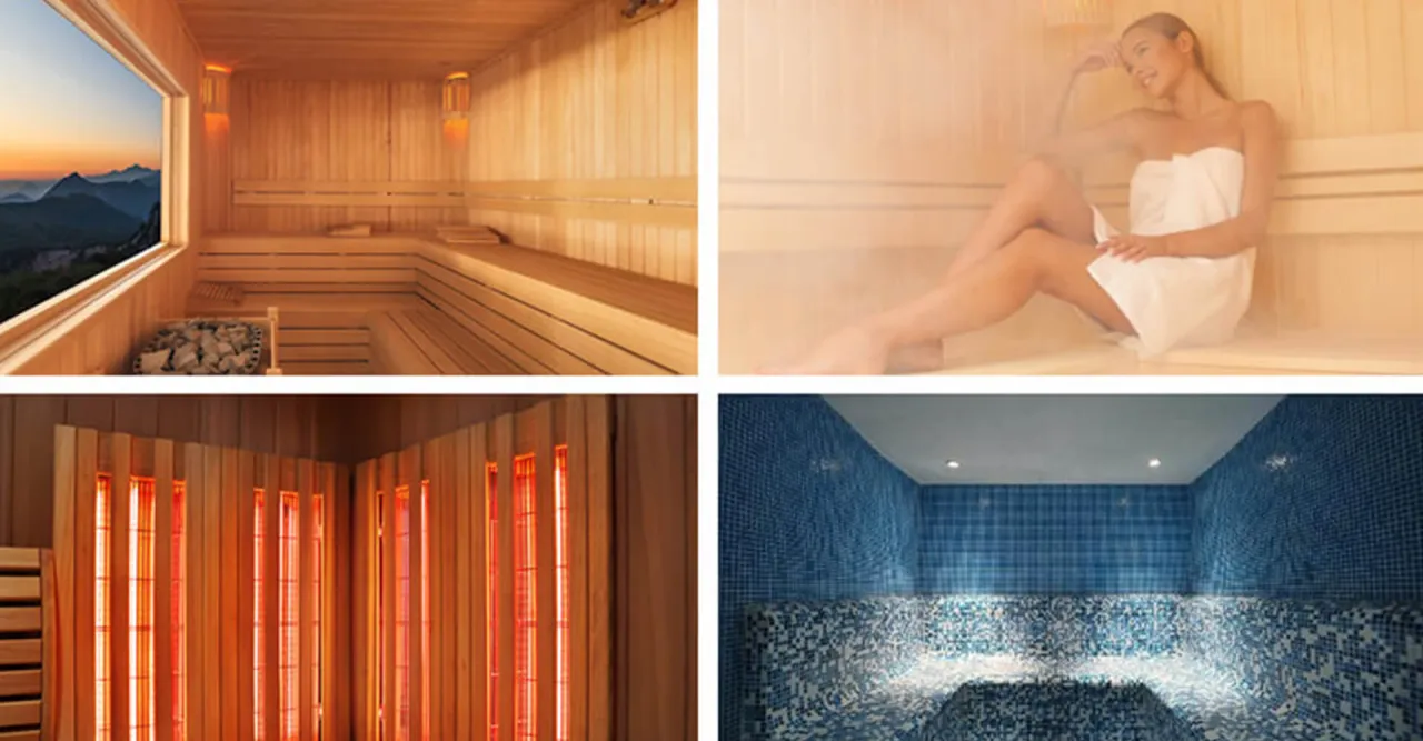 różne rodzaje saun, sauna fińska, sauna parowa, sauna infrared
