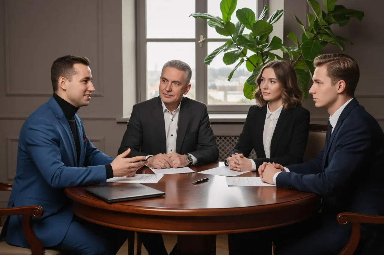 spotkanie u notariusza z doradcą