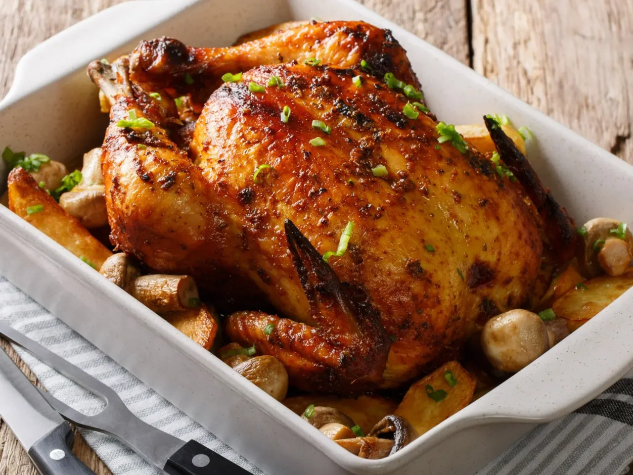 Bezpieczne przygotowanie kurczaka w kuchni