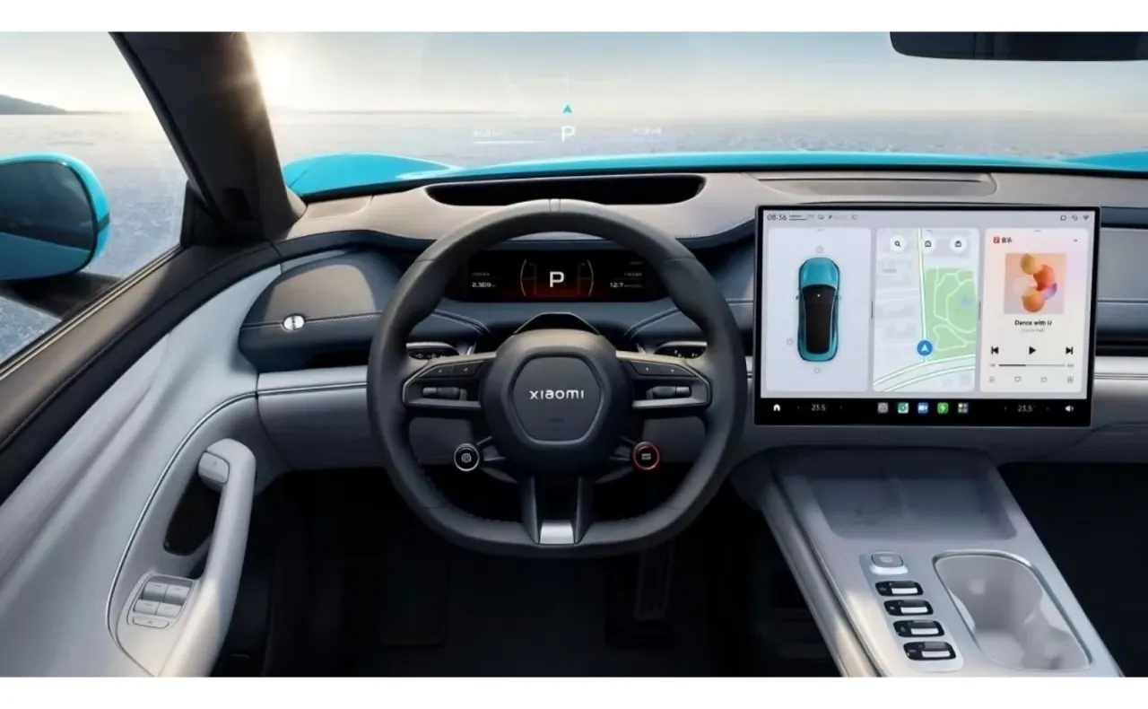 Wnętrze chińskiego samochodu elektrycznego