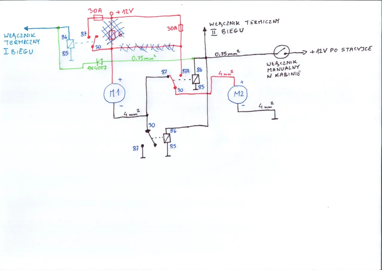 narzędzia do montażu wentylatora samochodowego i komponenty elektryczne
