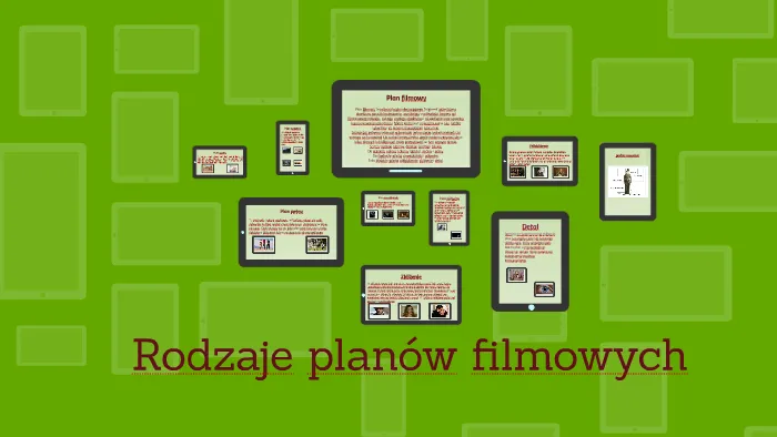 rodzaje planów filmowych przykłady infografika