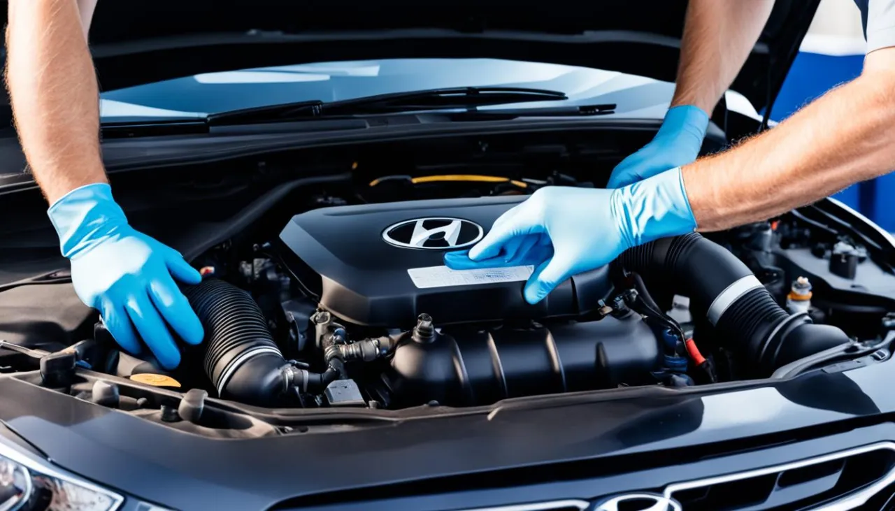 Wymiana chłodnicy klimatyzacji Hyundai i30 narzędzia i części