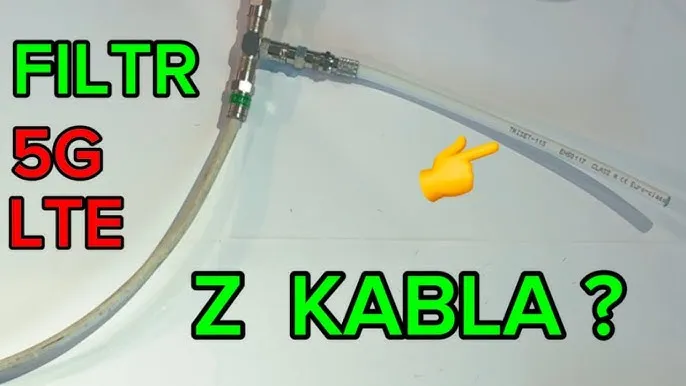 Filtr LTE 5G do anteny pokojowej montaż