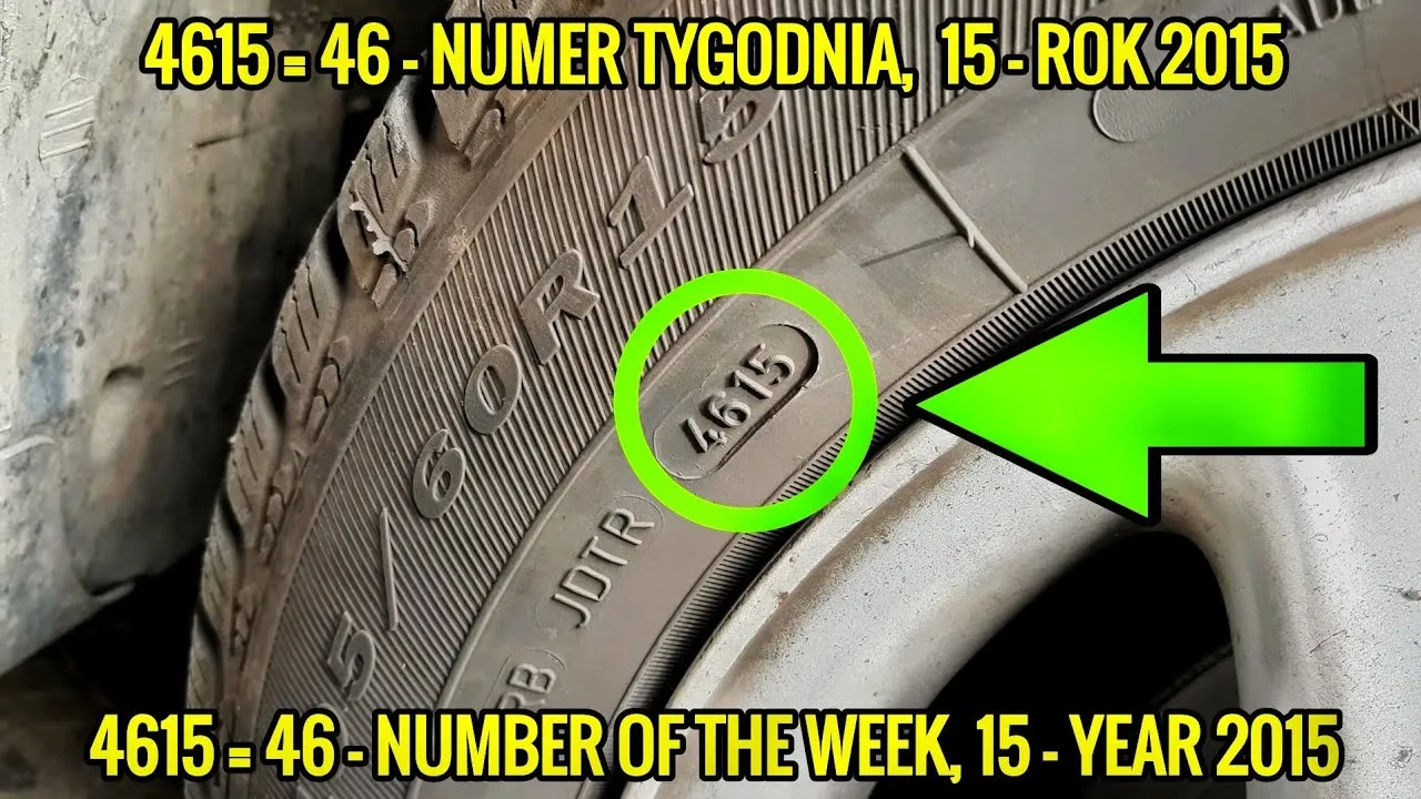 oznaczenie DOT na oponie, jak odczytać rok produkcji opony